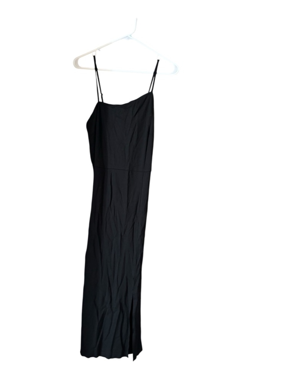 Black Spaghetti Strap Maxi Dress